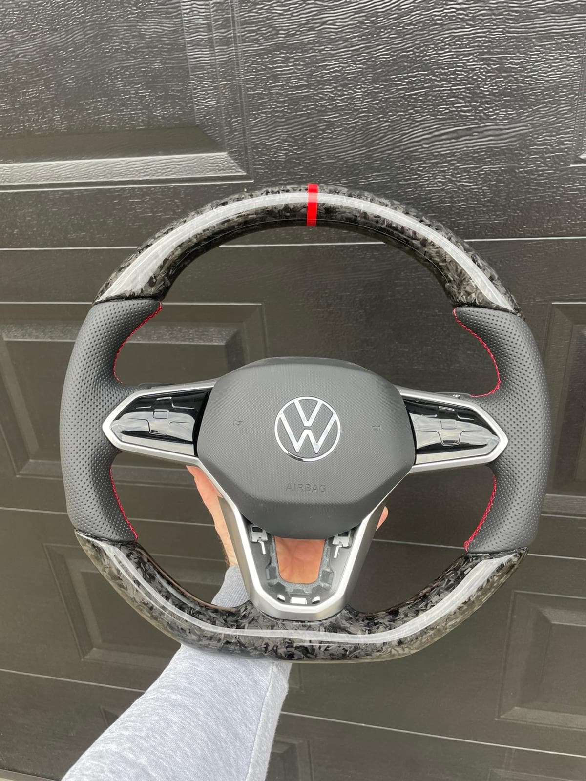 Presvlačenje volana — Volan - carbon detalji